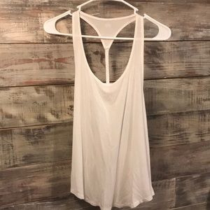 Forever 21 white athletic tank top